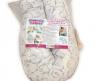 Подушка для беременных и кормящих, бело-розовая