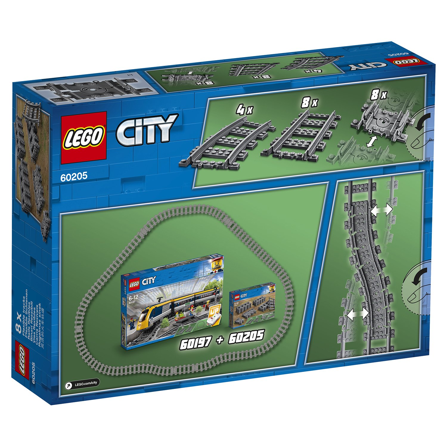 Конструктор LEGO City - Рельсы