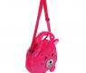 Мягкая сумка "Мишка" на ремне, розовая