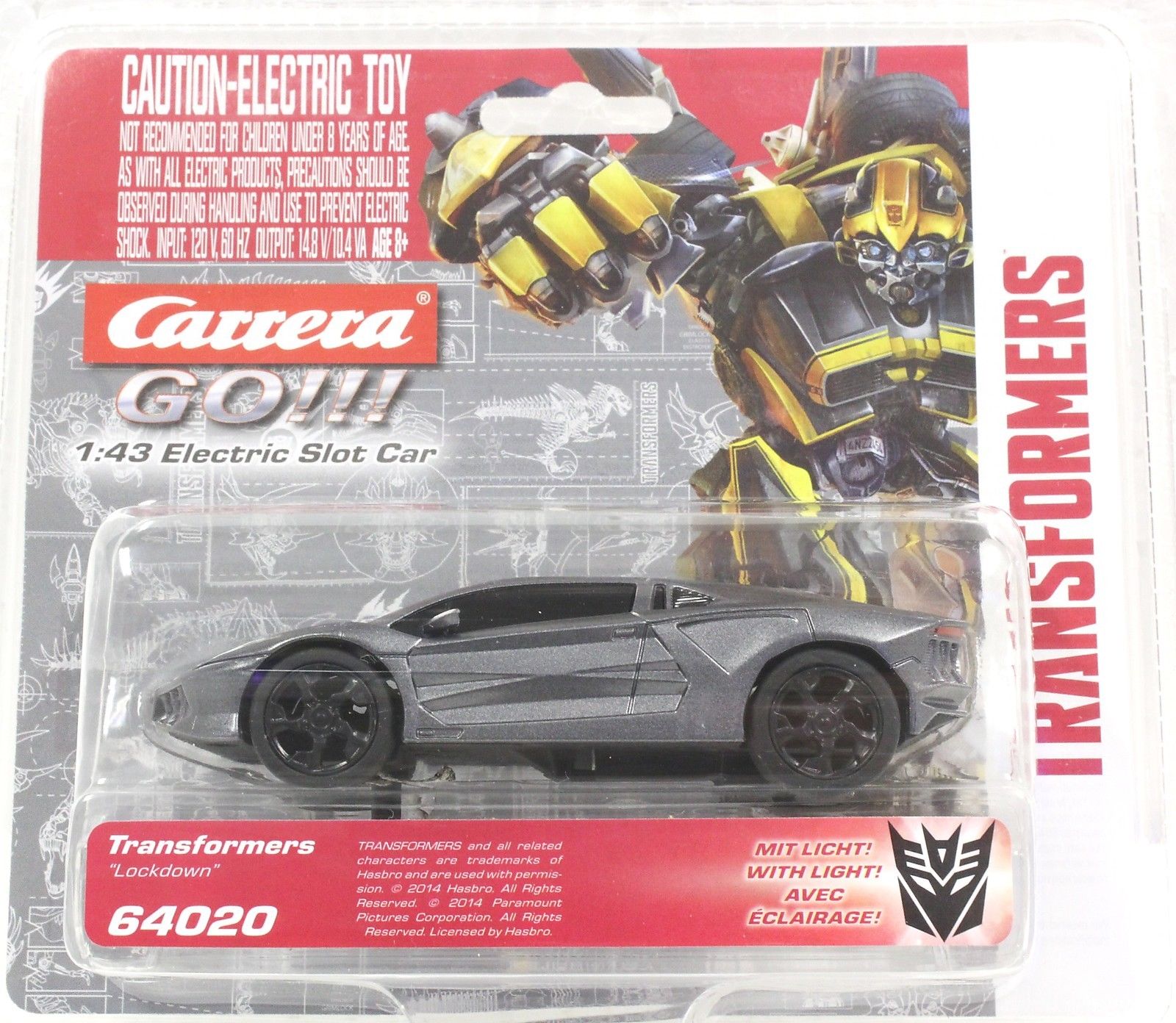Дополнительная машинка для трека Carrera GO!!! Transformers - Lockdown