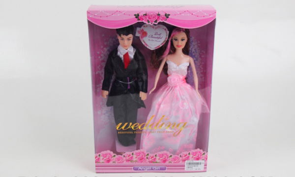 Свадебный набор из двух кукол 