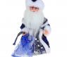 Кукла "Дед Мороз" - Шик в синей шубке (звук), 30 см