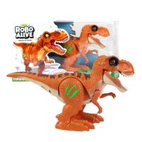 Робот-динозавр Robo Alive - Тираннозавр (на бат., звук, свет, движение), оранжевый