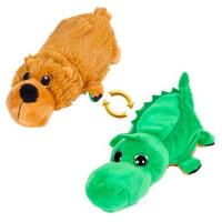 Мягкая игрушка "Перевертыши" - Медведь / Крокодил, 16 см