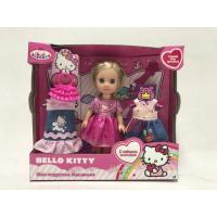 Кукла "Хелло Китти" - Машенька в розовом с набором одежды, 15 см