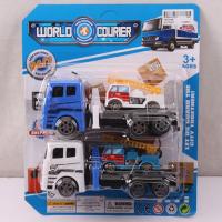 Набор из 2 игрушечных автовозов World Courier