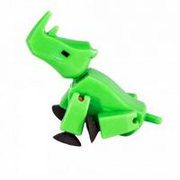 Фигурка питомца Stikbot "Сафари" - СтикНосорог, зеленый