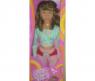 Ходячая кукла с аксессуарами для волос, в бирюзовом топе, розовых штанах, 100 см