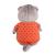 Мягкая игрушка "Кот Басик в оранжевой футболке", 19 см