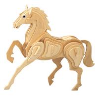 Сборная деревянная модель "Животные" - Лошадка, 32 детали.
