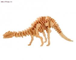 Деревянная сборная модель "Апатозавр", малый