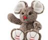 Мягкая игрушка "Руж" - Мышка, шоколадная, 19 см