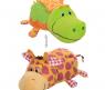Мягкая игрушка Крокодильчик-Жираф "Вывернушки Ням-ням", 40 см