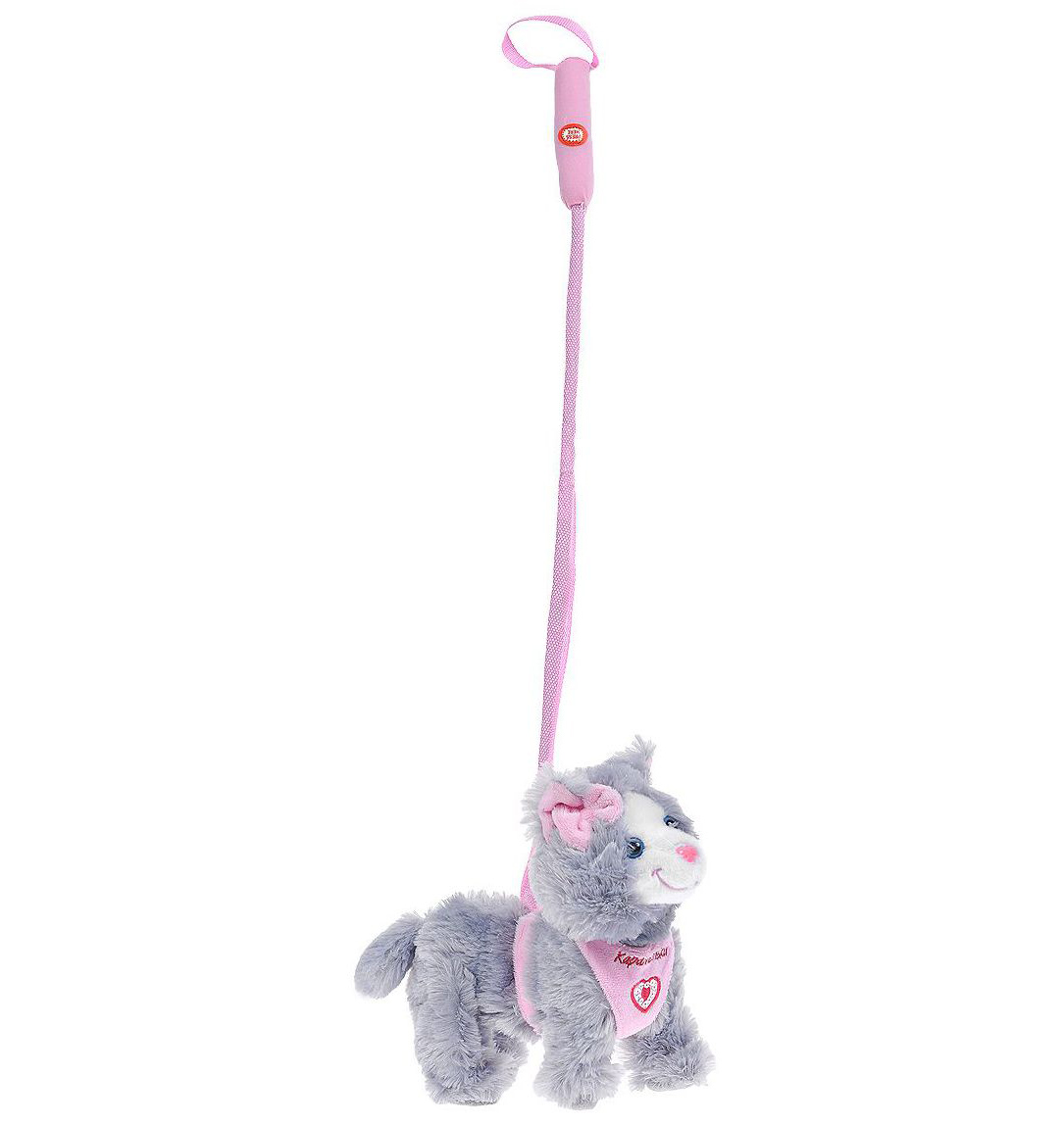 Интерактивная мягкая игрушка Кошка Карамелька (звук, движение) купить в  интернет-магазине MegaToys24.ru недорого.