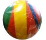 Лакированный мяч "Желтая полоса", 20 см