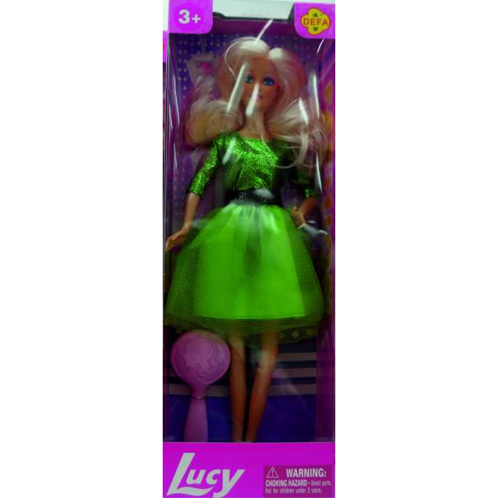 Кукла Defa Lucy в блестящем платье - Блондинка в зеленом, 30 см