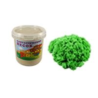Фантастический песок "DобрБобр", зеленый, 1 кг