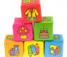 Развивающие игрушки для ванны "Кубики" - Учим предметы, 6 шт.