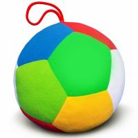 Мяч большой с погремушкой "Футбол"