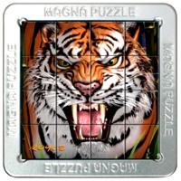 Магнитный 3D-пазл "Тигр", 16 элементов