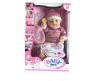 Интерактивный пупс Baby Doll (пьет, писает), в розовом, 35 см