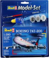 Подарочный набор со сборной моделью Boeing 747-200, 1:390