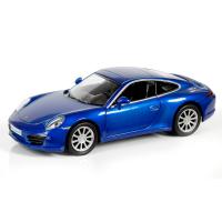 Инерционная машинка Porsche 911 Carrera S, синий металлик, 1:32