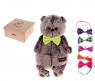 Мягкая игрушка "Кот Басик с набором галстуков", 30 см