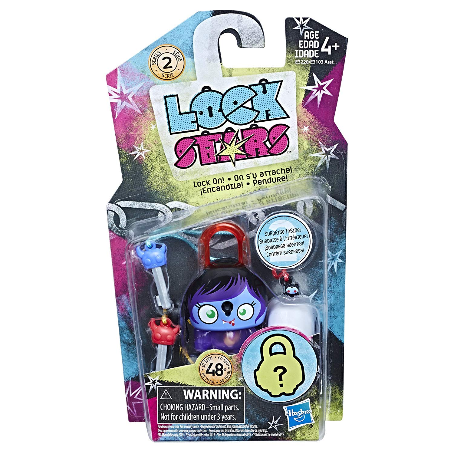Замочек с секретом Lockstar - Фиолетовая девочка-вампир, серия 2