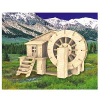 Сборная деревянная модель "Архитектура" - Водяная мельница