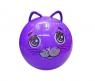Мяч-прыгун "Котенок с ушками", фиолетовый, 45 см