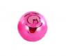 Детский мяч "Смайлики", розовый, 23 см