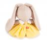 Мягкая игрушка "Зайка Ми в желтом платье в горошек", 15 см