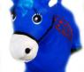 Надувная игрушка-попрыгун "Лошадка", синяя
