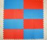 Мягкий пол, красно-синий, 16 элементов