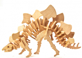 Деревянная сборная модель "Стегозавр малый"