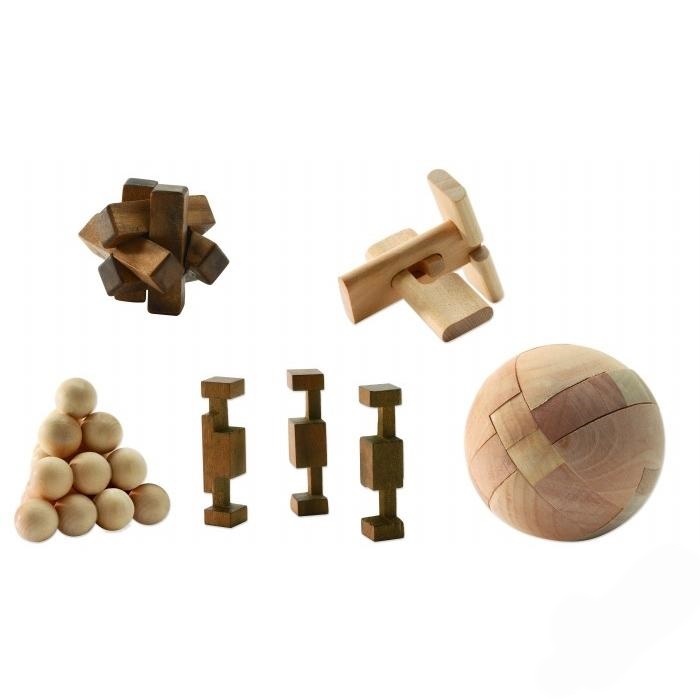 Набор деревянных головоломок Woodix
