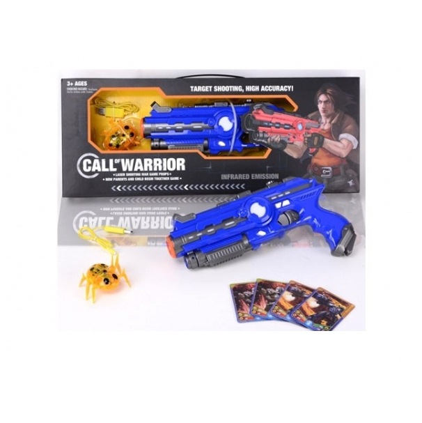 Игрушечный пистолет Call Warrior с мишенью (свет, звук)