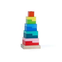 Деревянная развивающая игрушка "Пирамидка" - Ступеньки