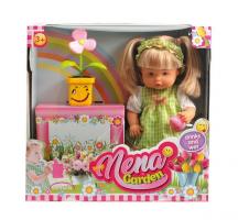 Функциональная кукла Baby Nena с цветком (пьет, писает), 38 см