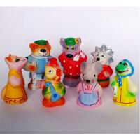Набор резиновых игрушек "Теремок", 7 игрушек