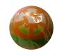 Детский мяч, оранжево-зеленый, 20 см