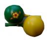 Музыкальная игрушка "Маракас", зелено-желтая, 2 шт.