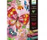 Раскраска "Блестящие бабочки"