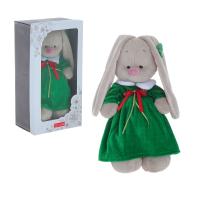 Мягкая игрушка "Зайка в рождественском платье", 32 см