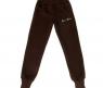 Спортивные утепленные брюки Sport, коричневые, 134-140 см