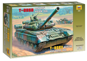 Сборная модель боевого танка "Т-80", 1:35