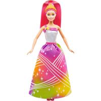 Кукла "Барби" - Радужная принцесса с волшебными волосами (свет, звук)