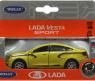 Модель машины Lada Vesta - Спорт, желтая, 1:34-39