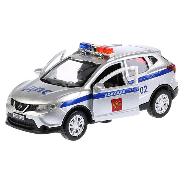 Металлическая машина Nissan Qashqai - Полиция (свет, звук), 12 см